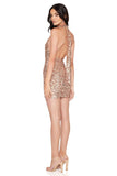 Reveal Mini Dress by Nookie - Rose Gold