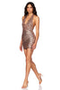 Reveal Mini Dress by Nookie - Rose Gold