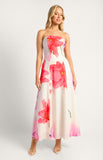 Celeste Maxi - Floral Pink