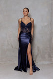 Tarni Gown by Tania Olsen - Navy
