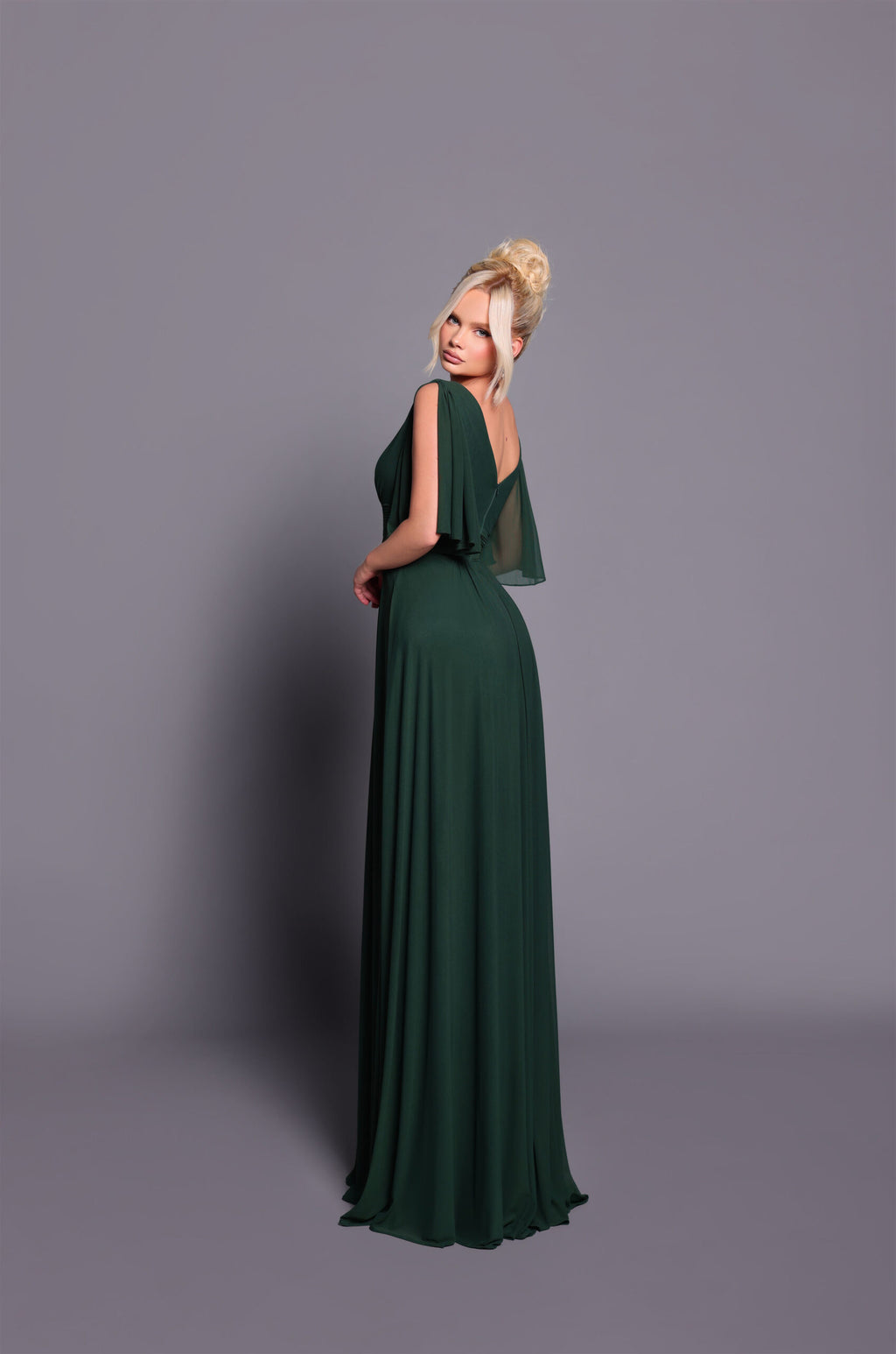 Tilly NBM2024 Gown by Nicoletta - Forest Green Tilly NBM2024 Gown by Nicoletta - Forest Green