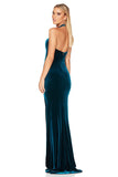 Vera Velvet Gown by Nookie - Teal