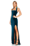 Vera Velvet Gown by Nookie - Teal