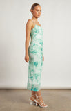 Annie Midi Dress - Green Floral