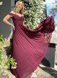 Serene JX5045 Gown by Nicoletta - Wine