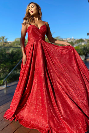 JX5007 Gown by Jadore - Red