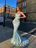 JX6048 Gown by Jadore - Baby Blue