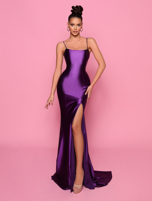 Petra NP144 Gown by Jadore - Plum