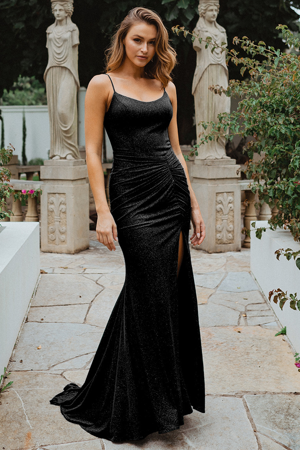 Shanghai Gown PO907 by Tania Olsen Designs - Black/Gold