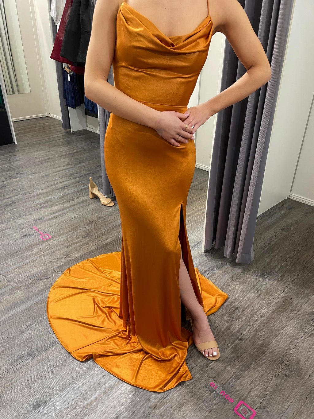 Piper Gown PO858 by Tania Olsen Designs - Burnt Orange