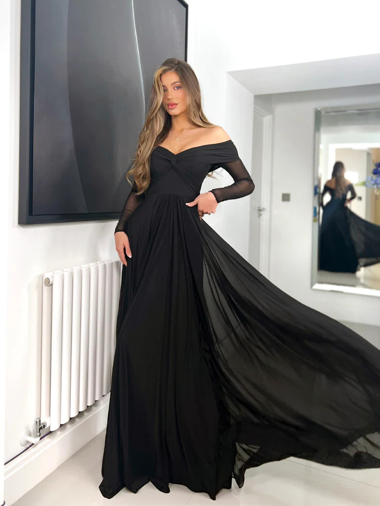 Mila JX6032 Gown by Jadore - Black