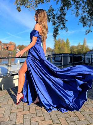 Nicoletta NBM1025 Gown - Cobalt