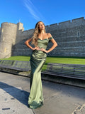 Layla JP 119 Gown by Jadore - Olive