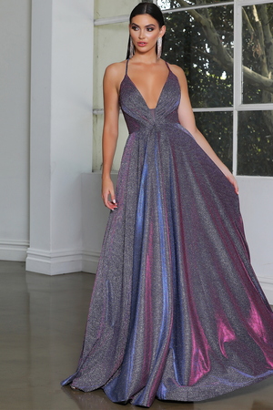JX2106 Gown by Jadore- Navy