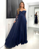 Mila JX6032 Gown by Jadore - Navy