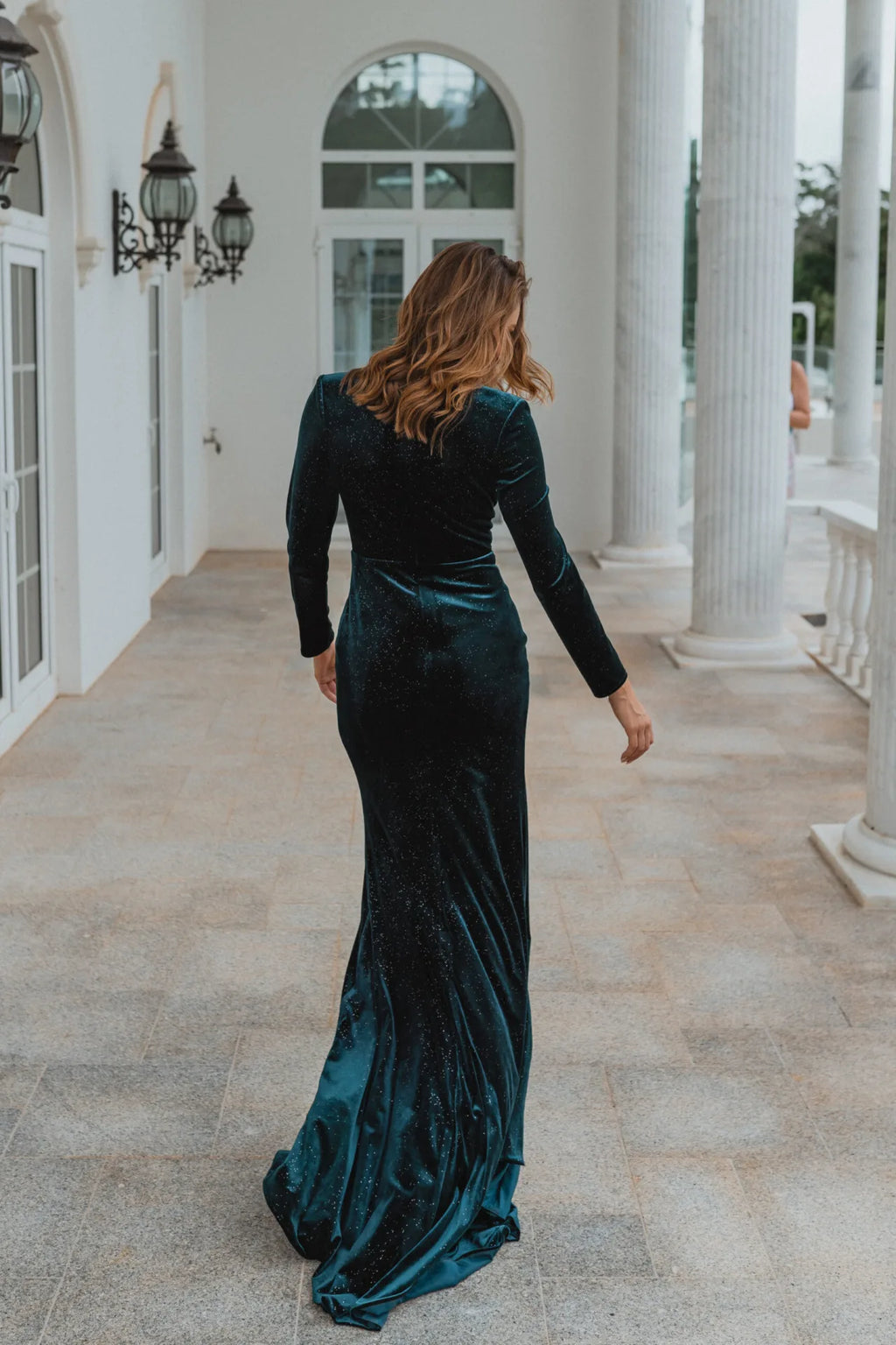 Komoto Evening Gown PO925 by Tania Olsen - Teal