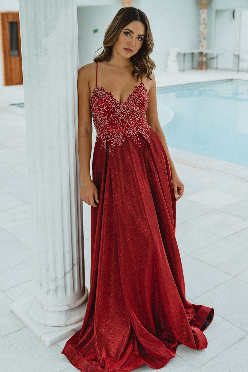 Ivy Gown PO854 by Tania Olsen Designs - Red