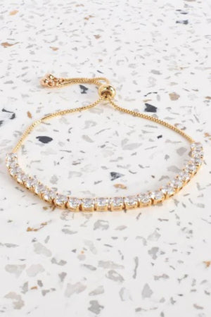 Martha Tennis Bracelet - Gold/Silver
